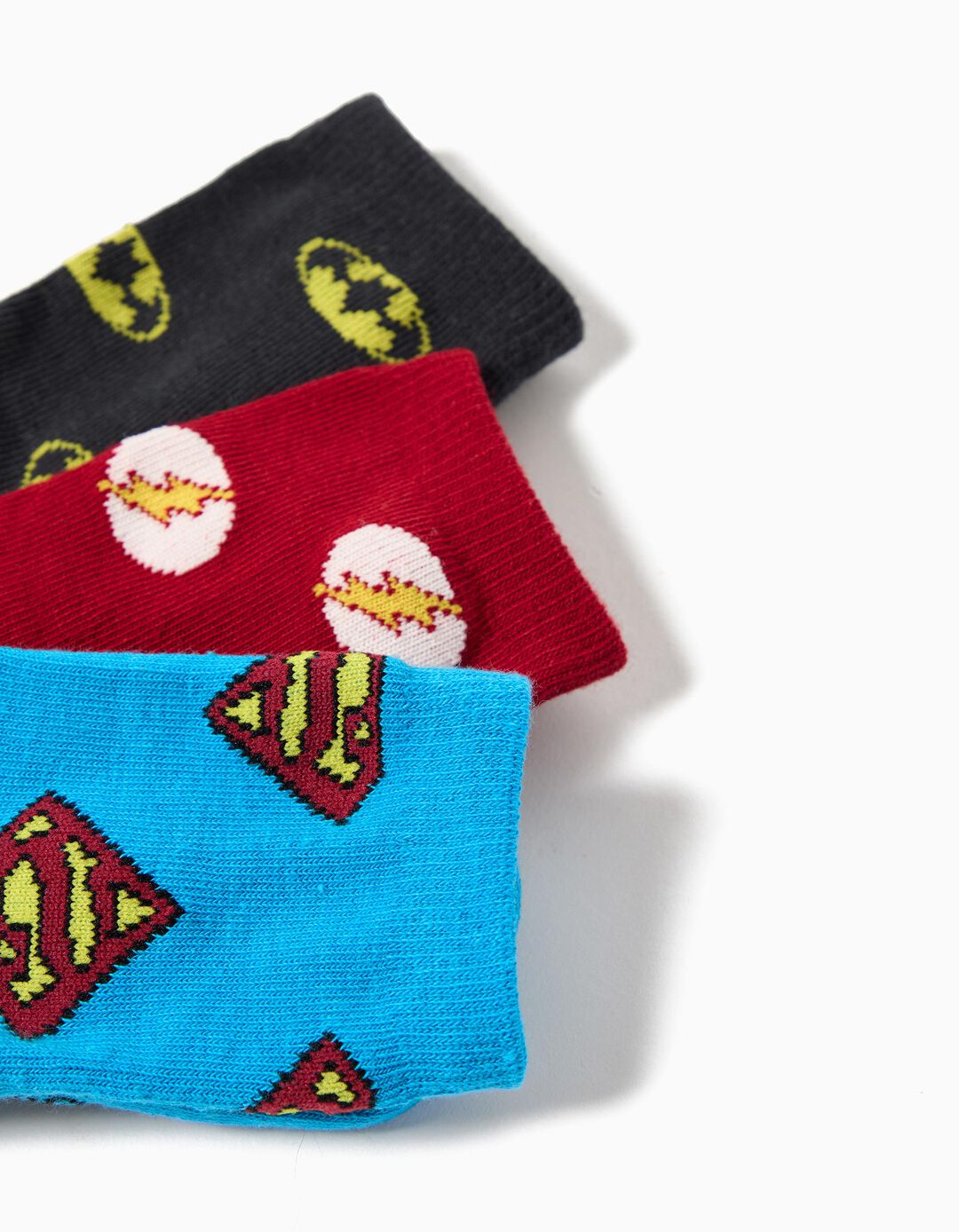 Pack 3 Pares de Meias 'Liga da Justiça', Menino, Multicor