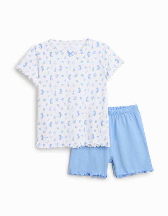 Comprar Online Pijama Jersey, Menina, Azul Claro