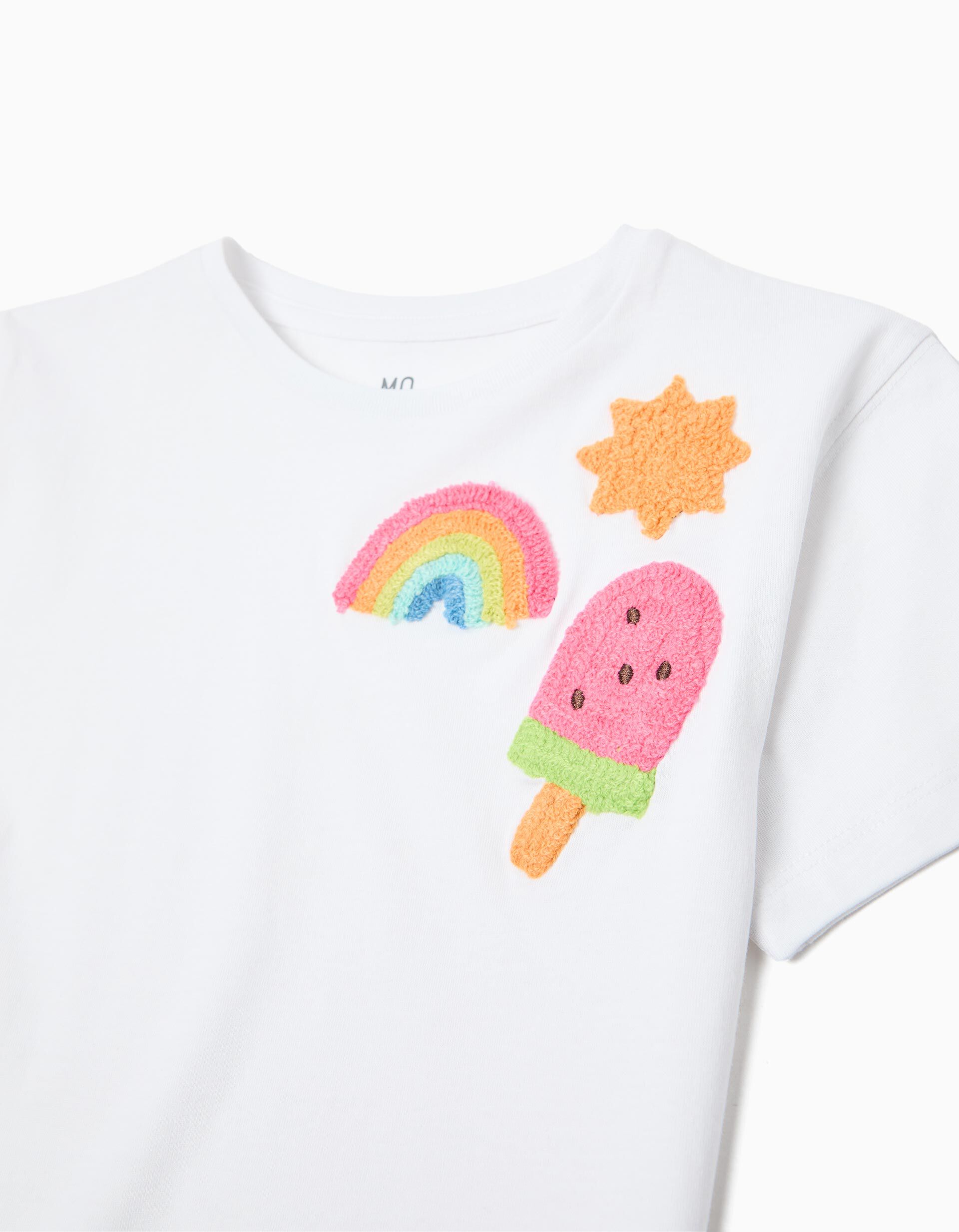 Comprar Online T-shirt, Menina, Branco