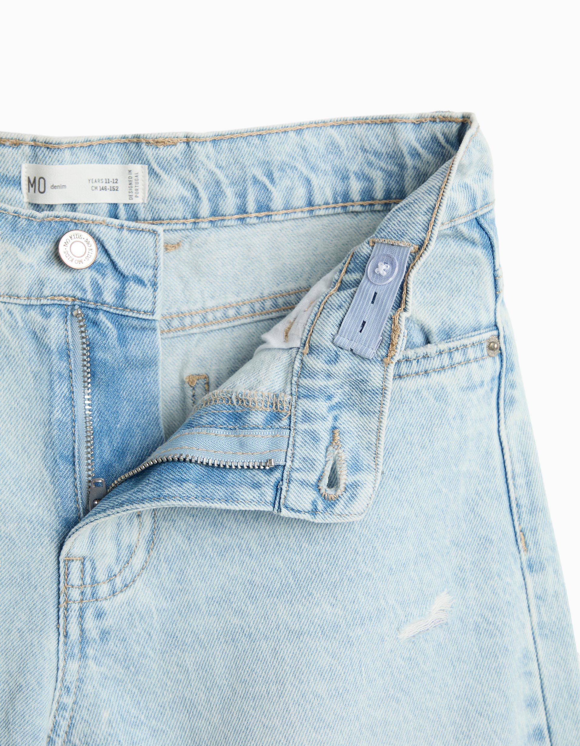 Comprar Online Cal&ccedil;as De Ganga Wide Leg, Menina, Azul Claro