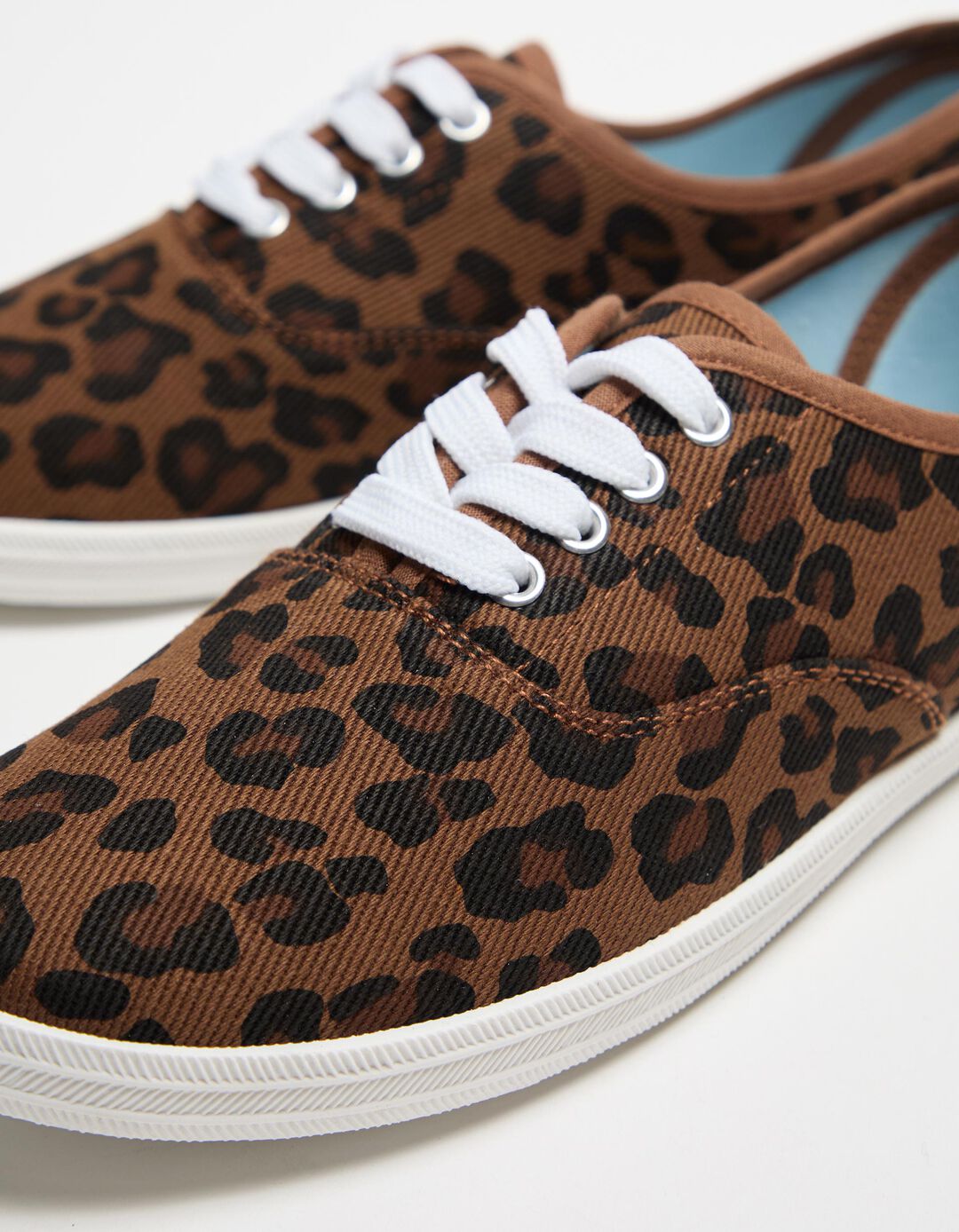 Sapatilhas Leopardo, Mulher, Castanho 