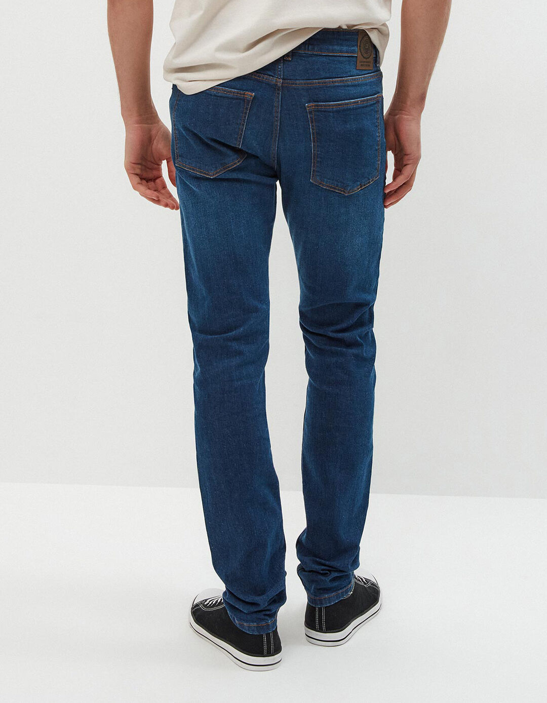 Cal&ccedil;as Skinny Fit, Homem, Azul