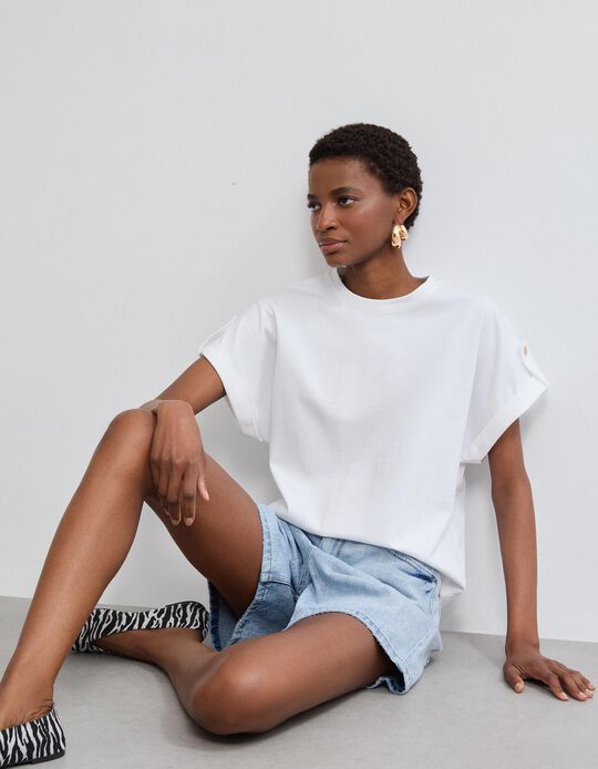 Comprar Online T-shirt, Mulher, Branco