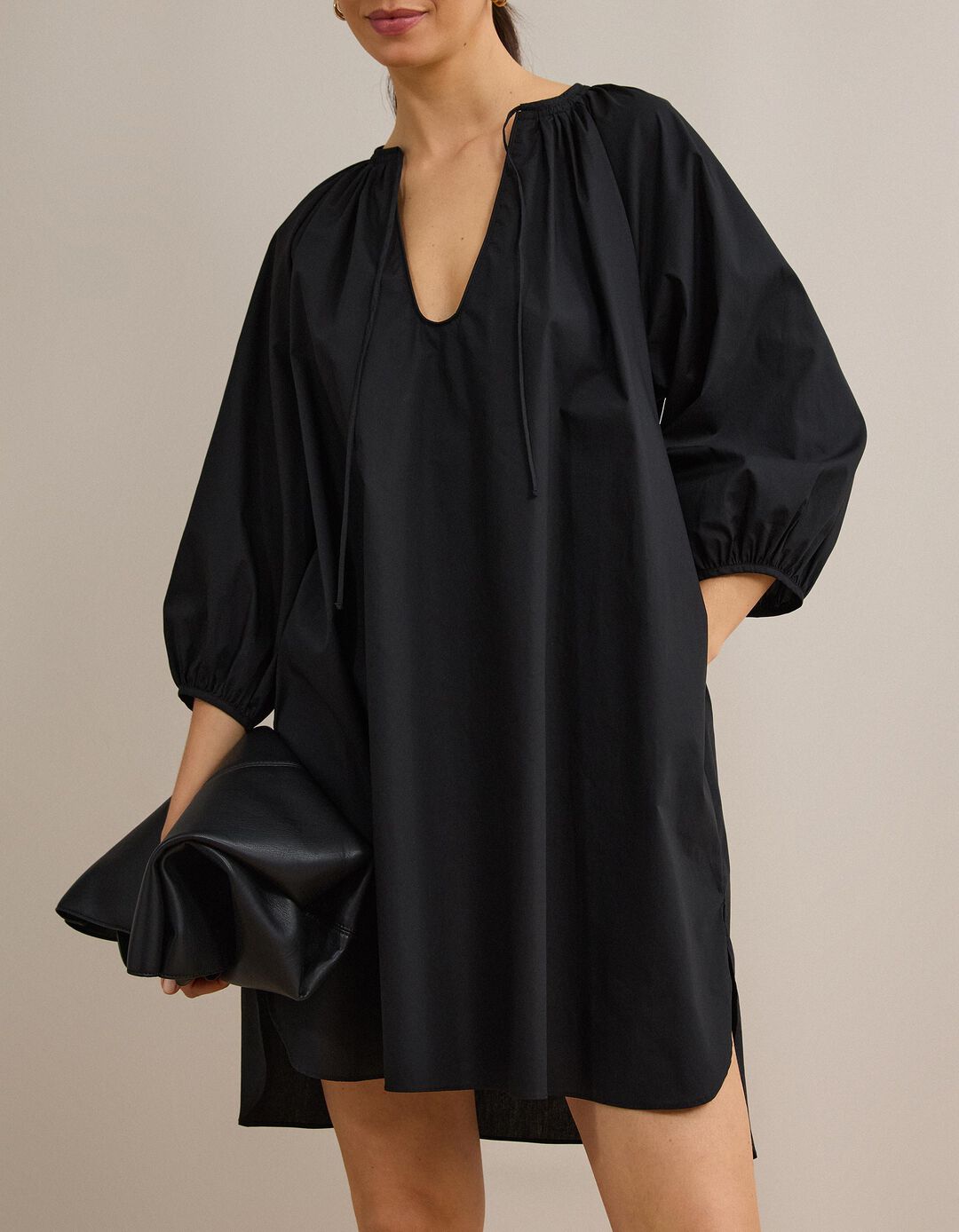 Vestido Curto, Mulher, Preto