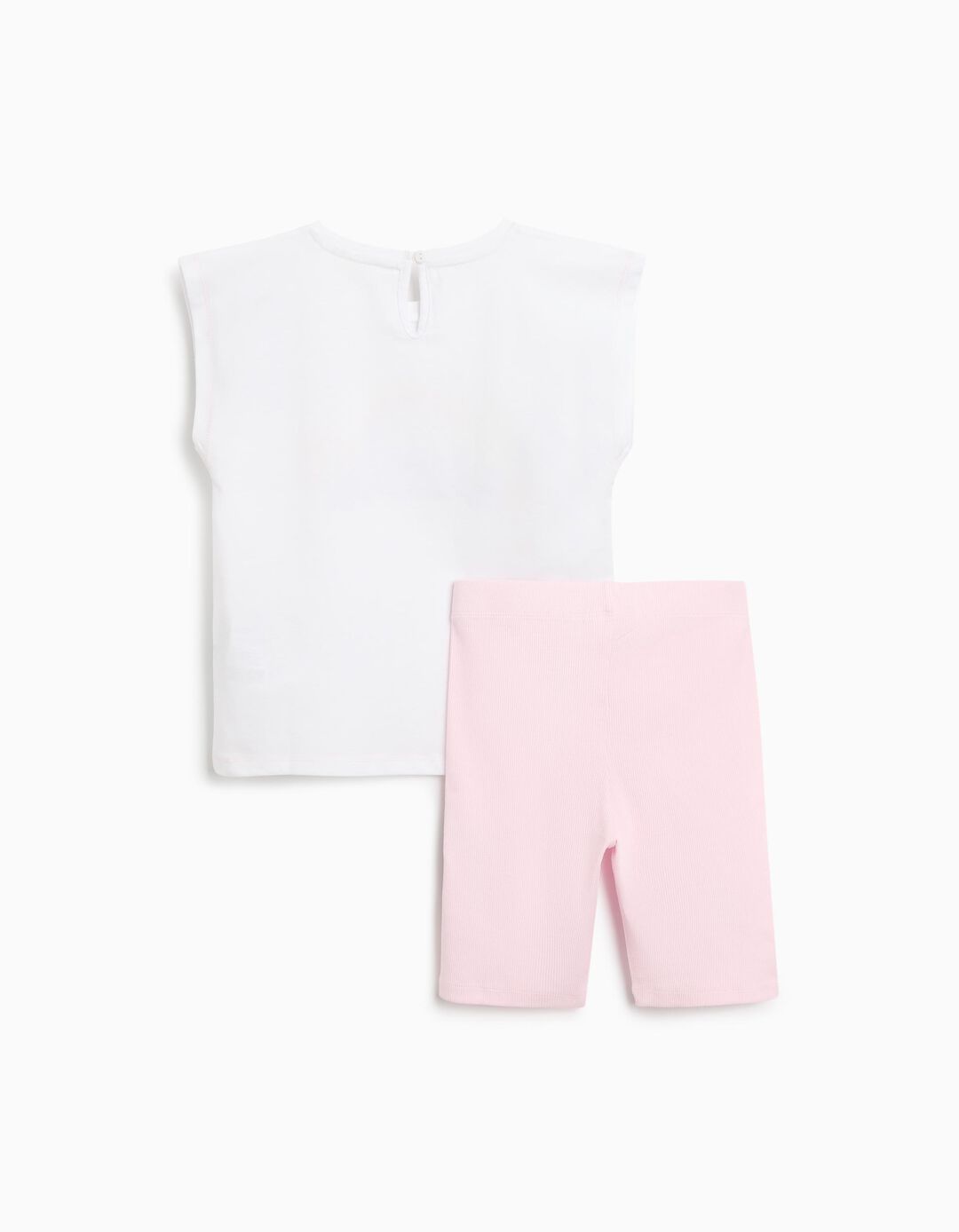 Conjunto T-shirt e Leggings, Menina, Rosa Claro 
