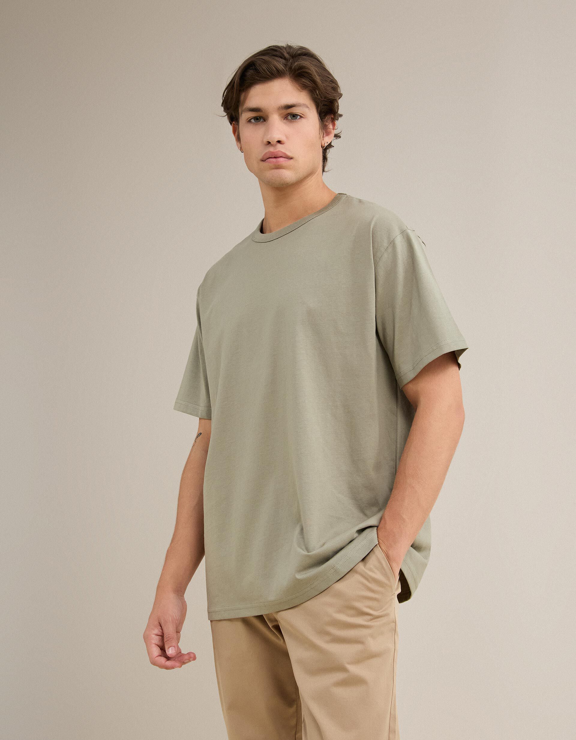 Comprar Online T-shirt Jersey, Homem, Verde Escuro