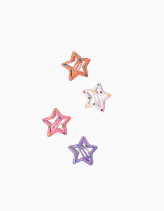 Comprar Online Pack 4 Ganchos de Cabelo, Menina, Multicor