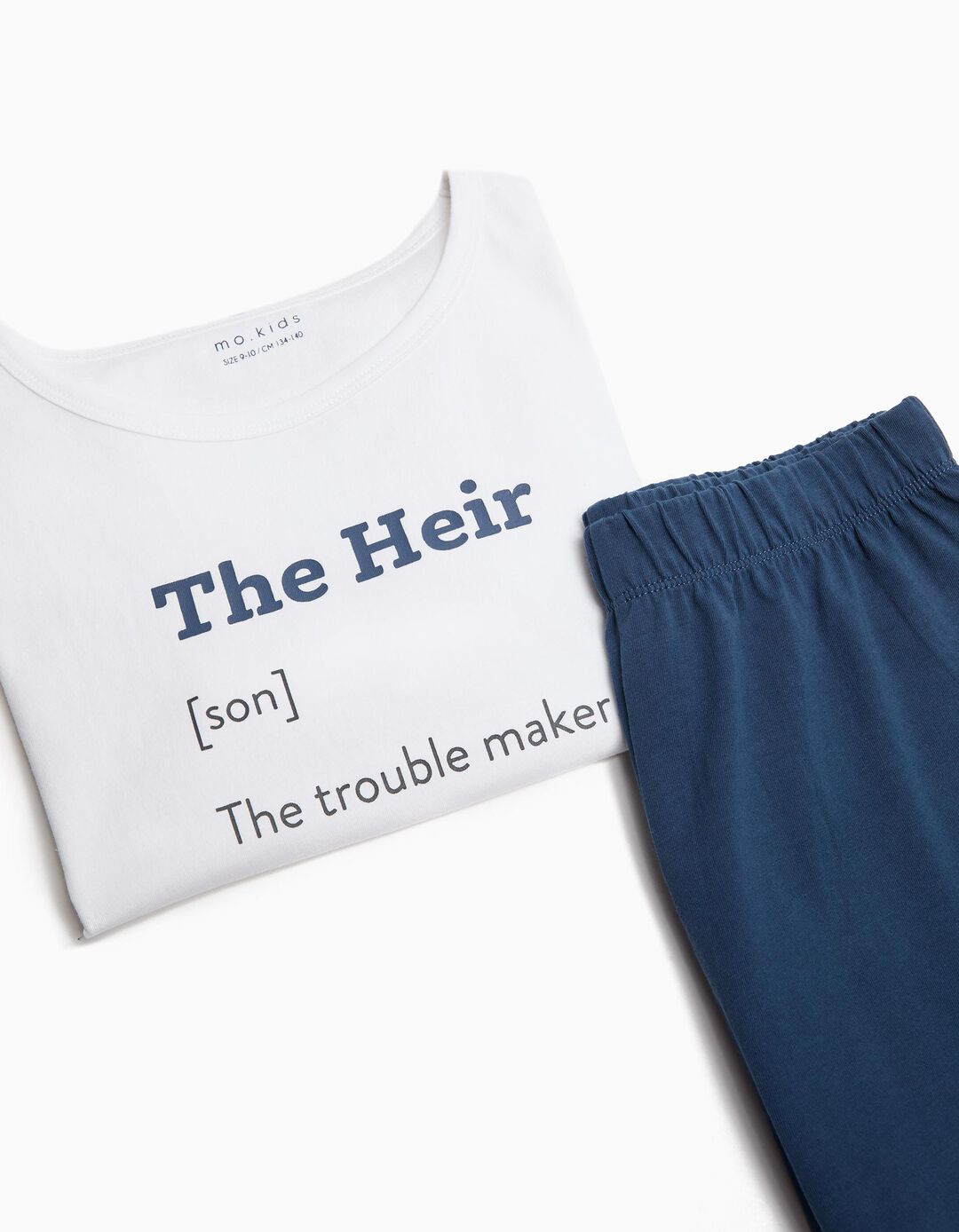 Pijama 'The Heir', Menino, Branco