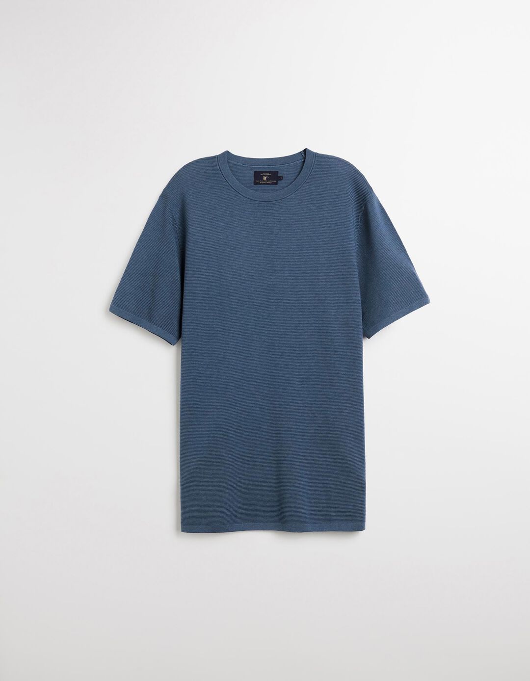 T-shirt de Malha, Homem, Azul 