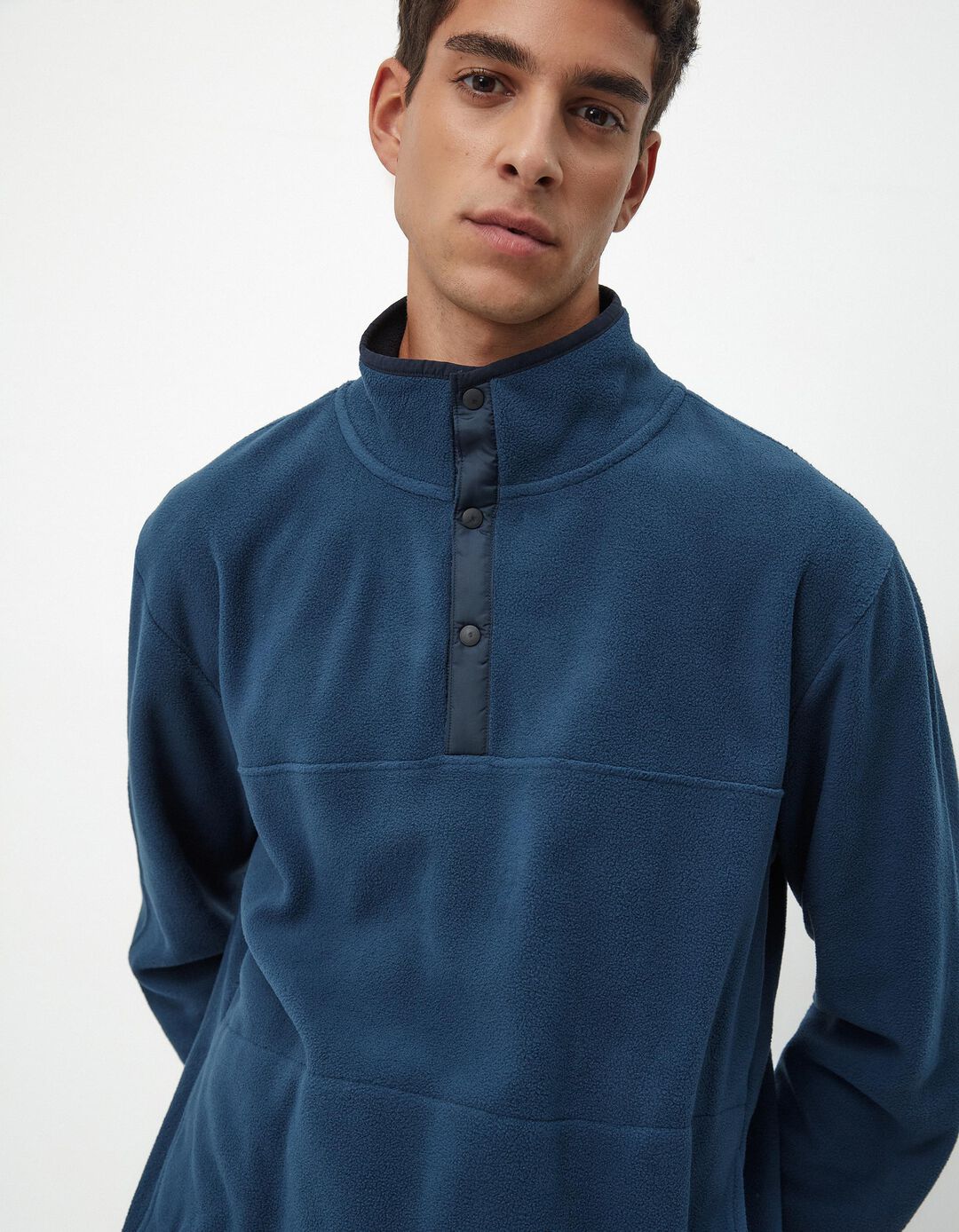 Sweatshirt Polar, Homem, Azul