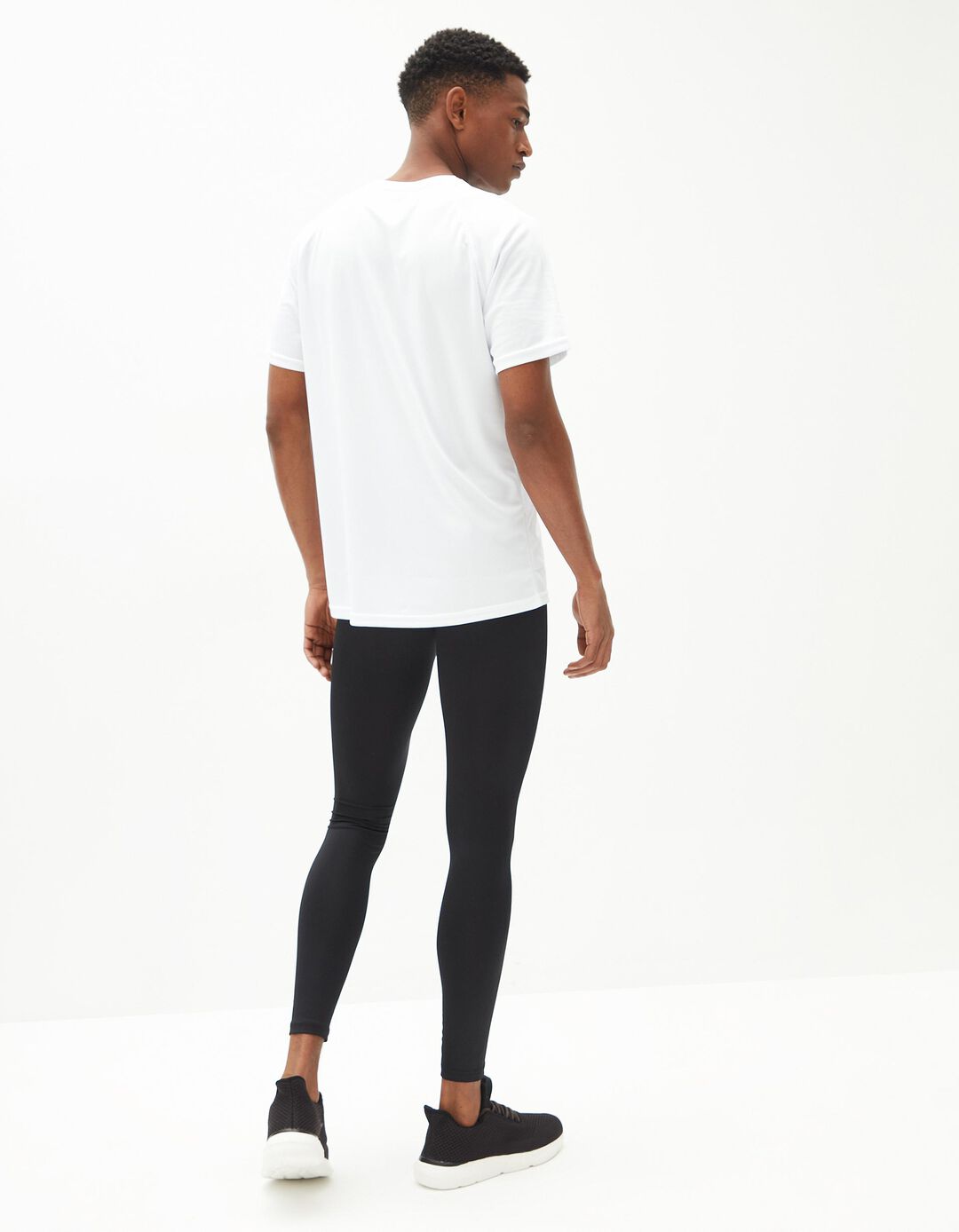 Leggings Desporto, Homem, Preto