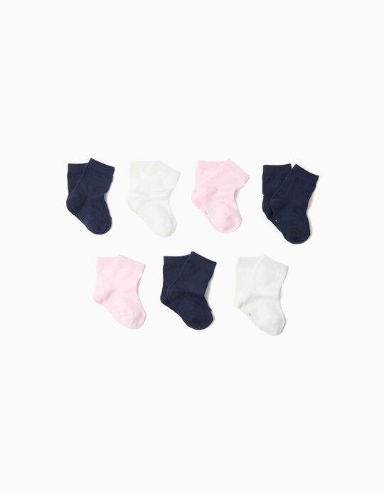 Comprar Online Pack 7 Pares de Meias, Menina, Multicor