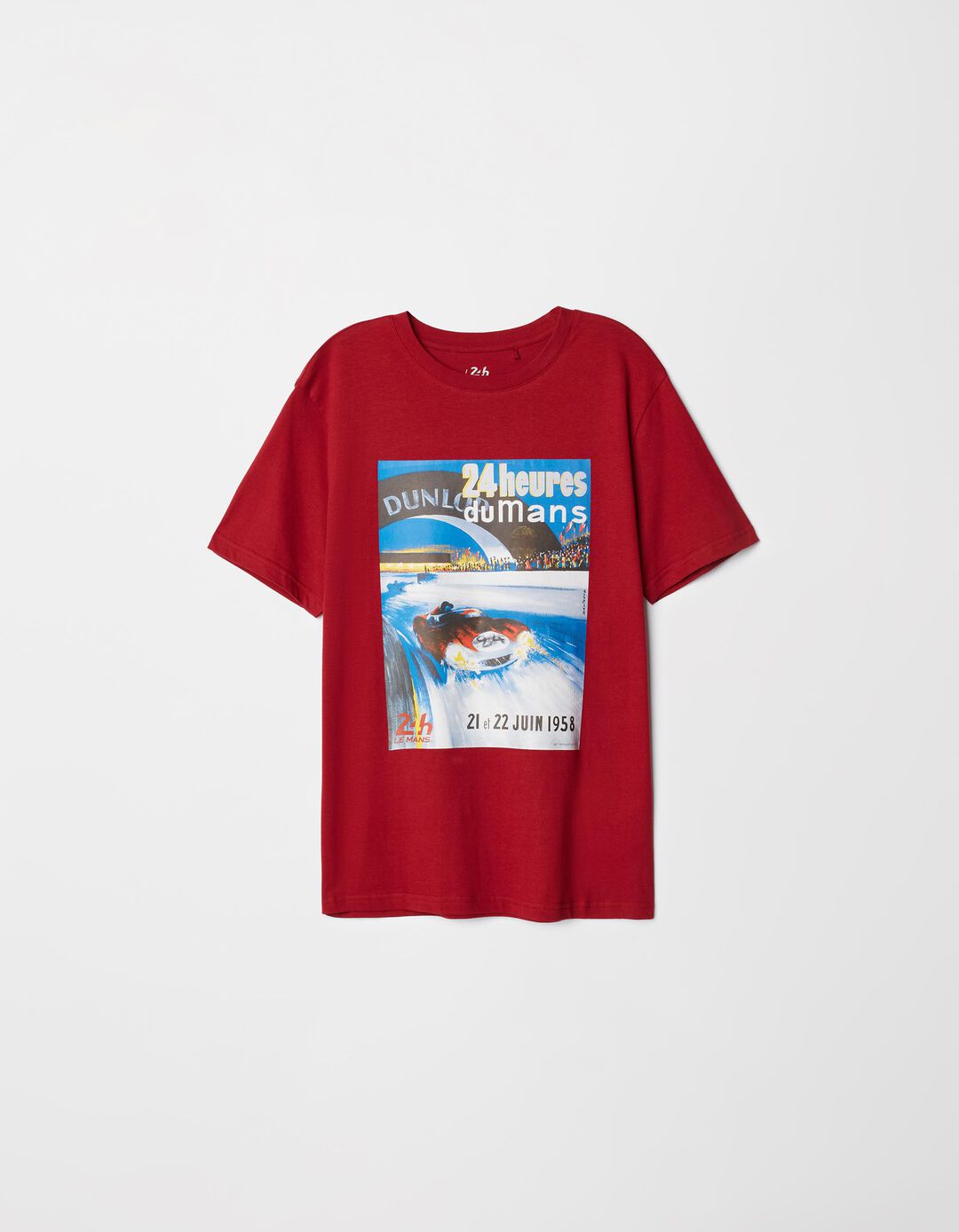 T-shirt Estampado, Homem, Vermelho
