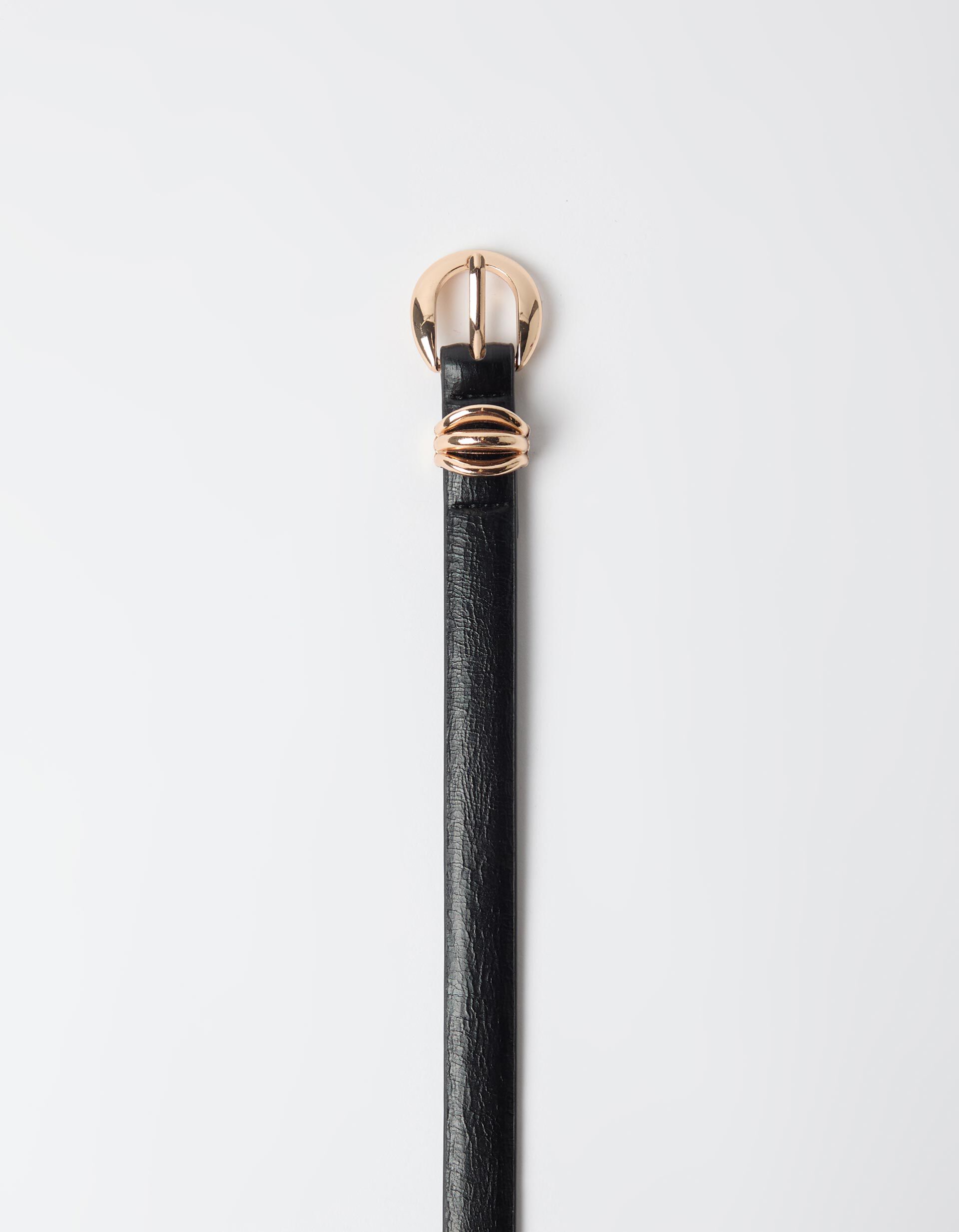 Comprar Online Cinto Fino Com Passador, Mulher, Preto