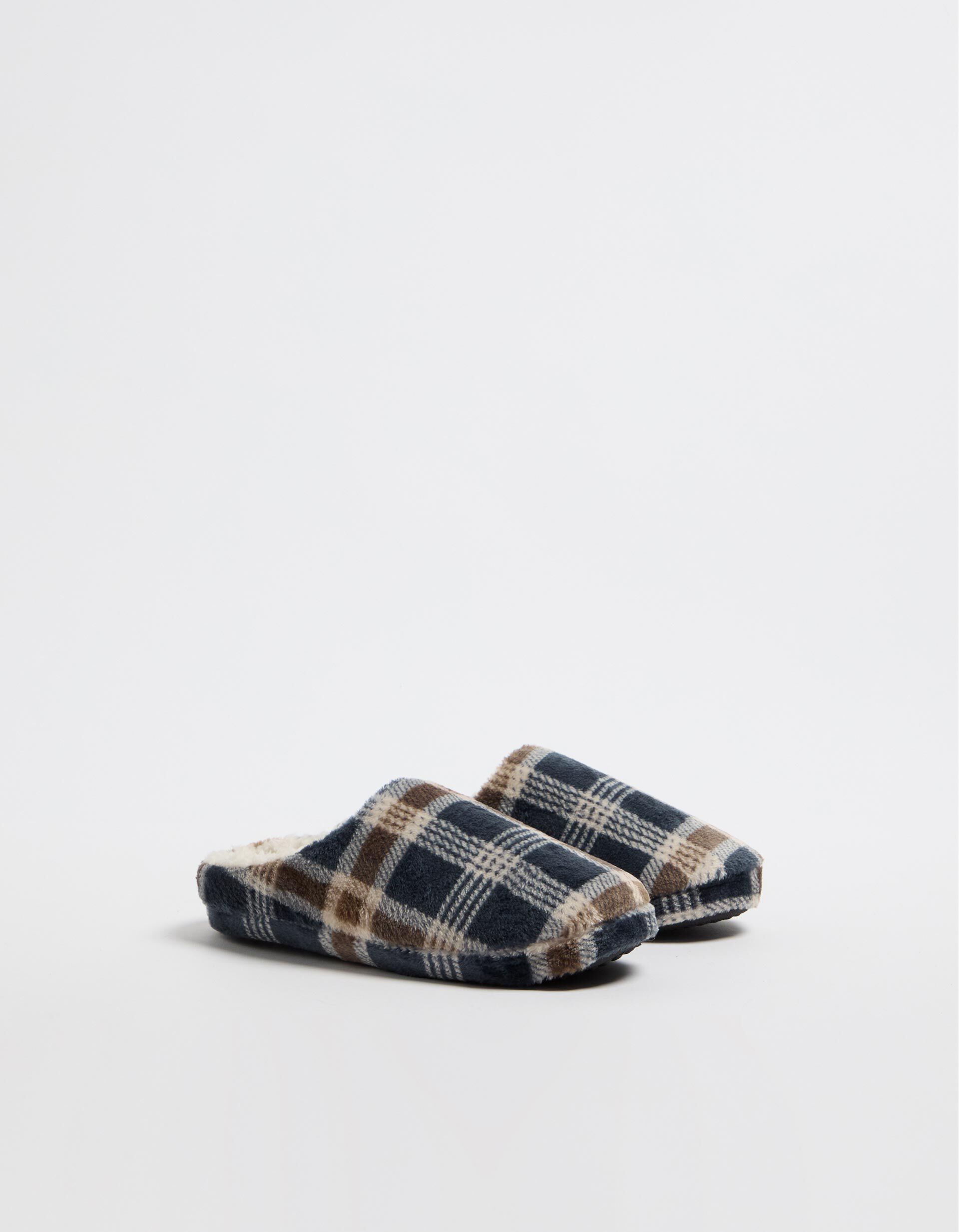 Comprar Online Chinelos Xadrez, Homem, Azul