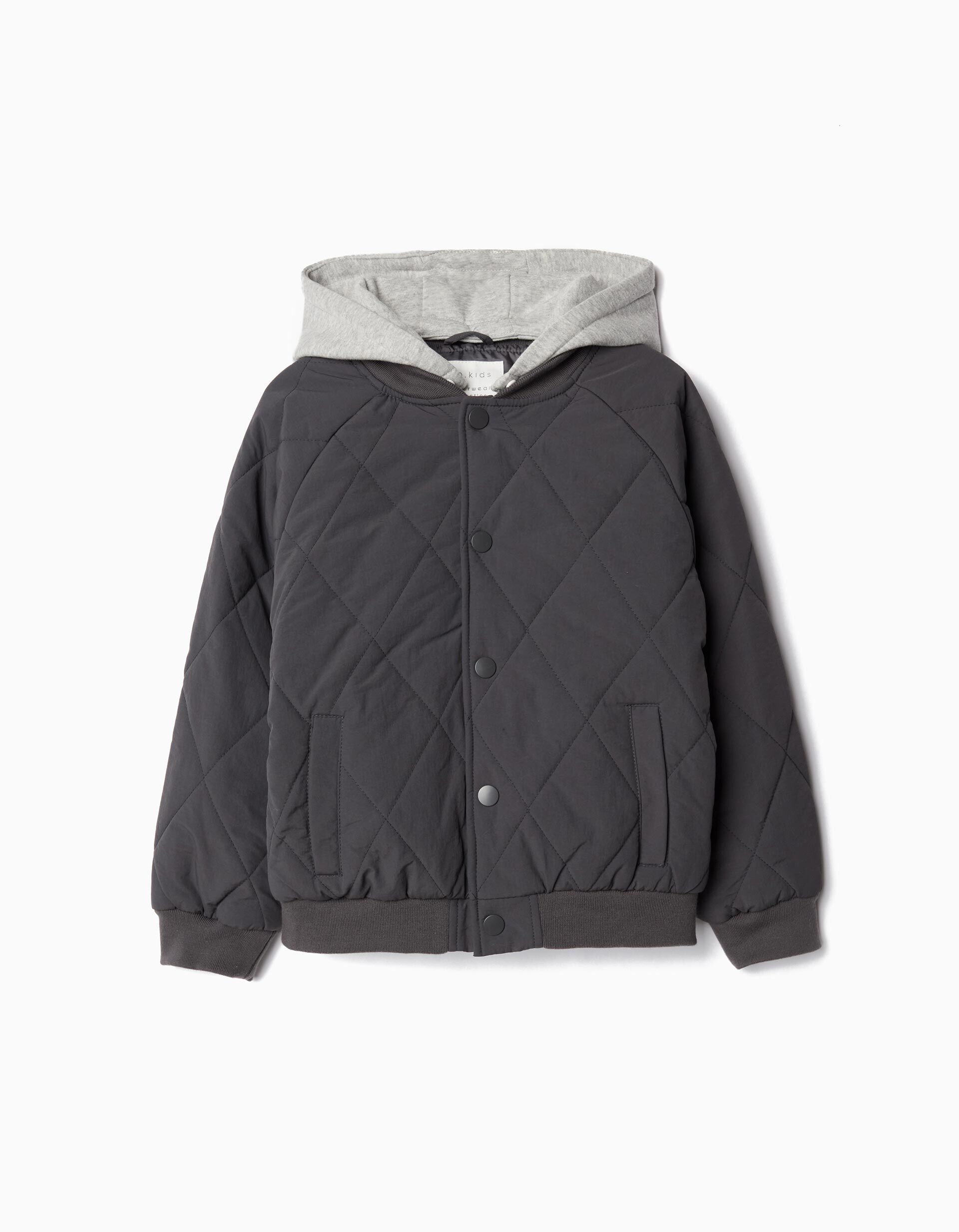 Comprar Online Casaco Bomber, Menino, Cinzento Escuro