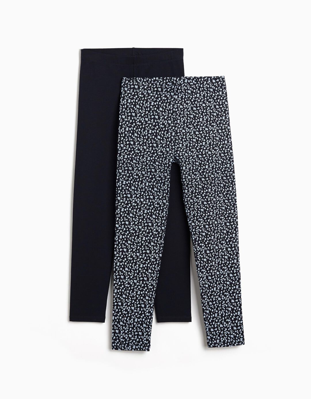 Pack 2 Leggings, Menina, Azul Escuro