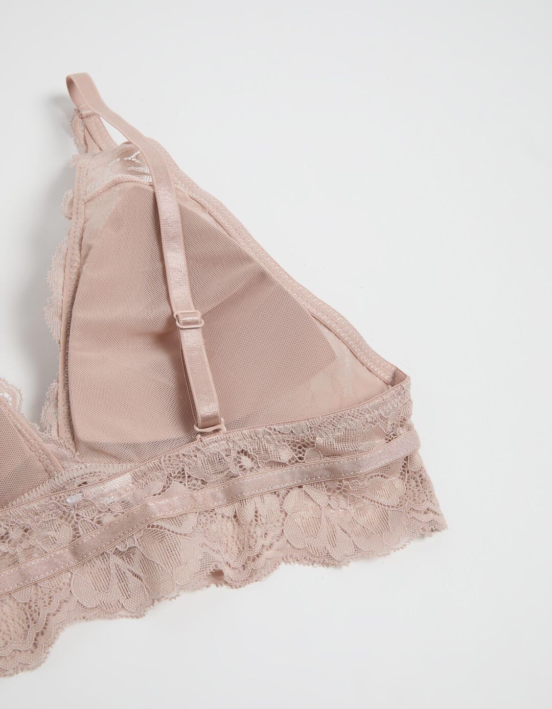 Soutien Bralette Renda, Mulher, Rosa Escuro