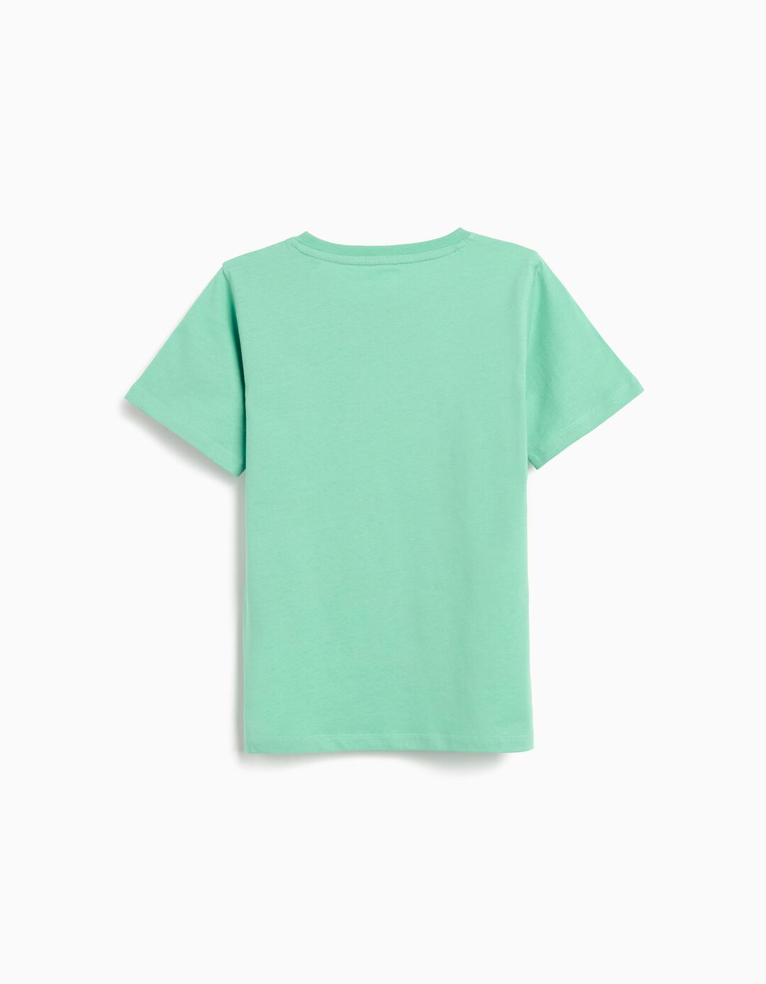 T-shirt Print, Menino, Verde Claro