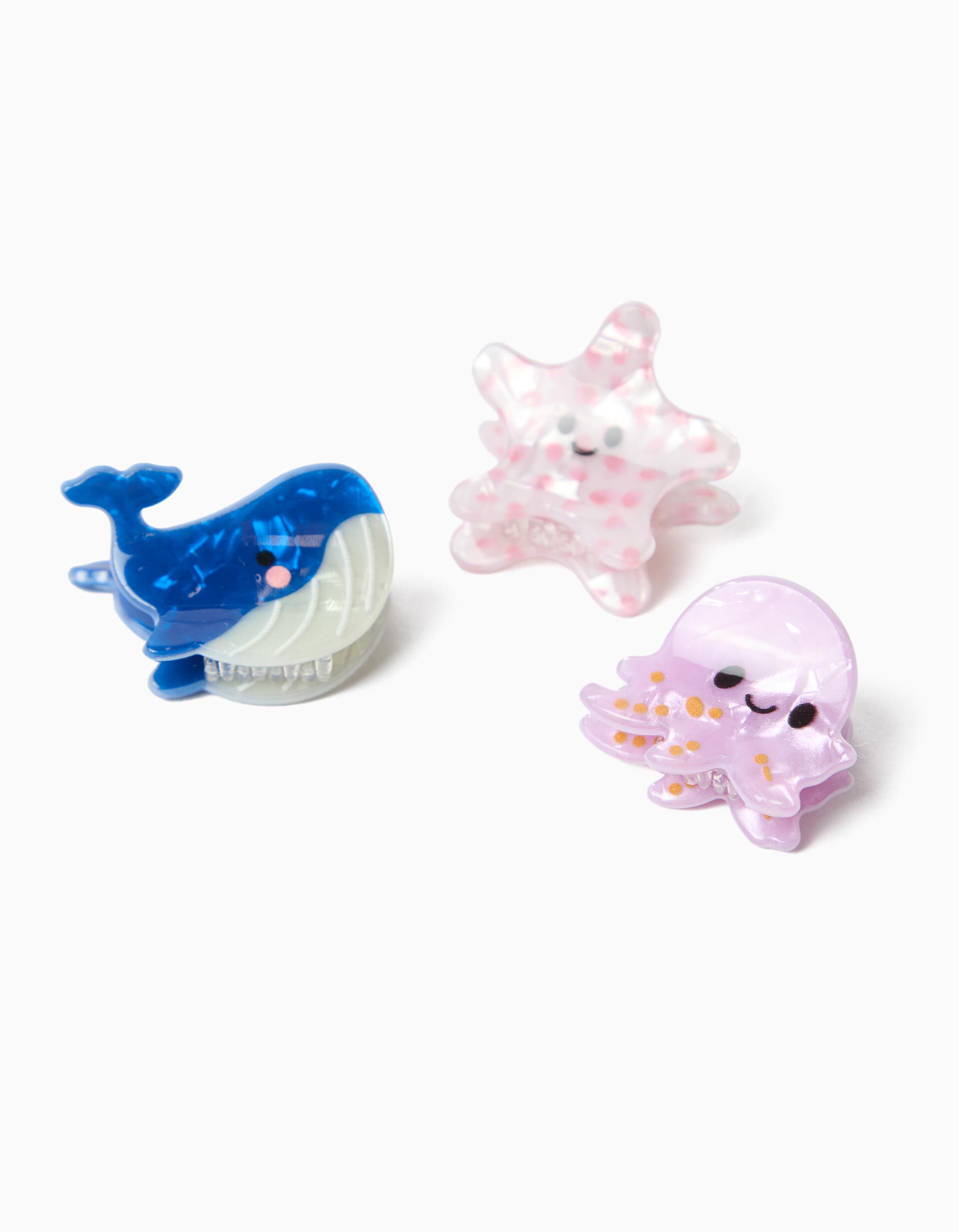Comprar Online Pack 3 Molas de Cabelo, Menina, Multicor