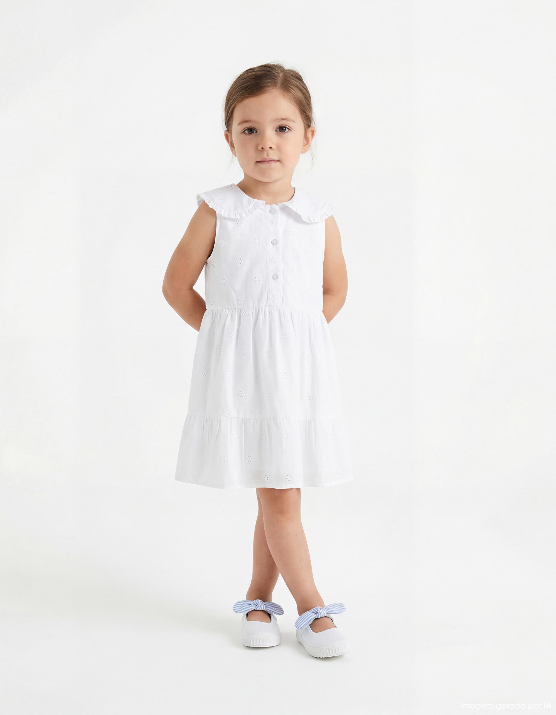 Comprar Online Vestido, Menina, Branco