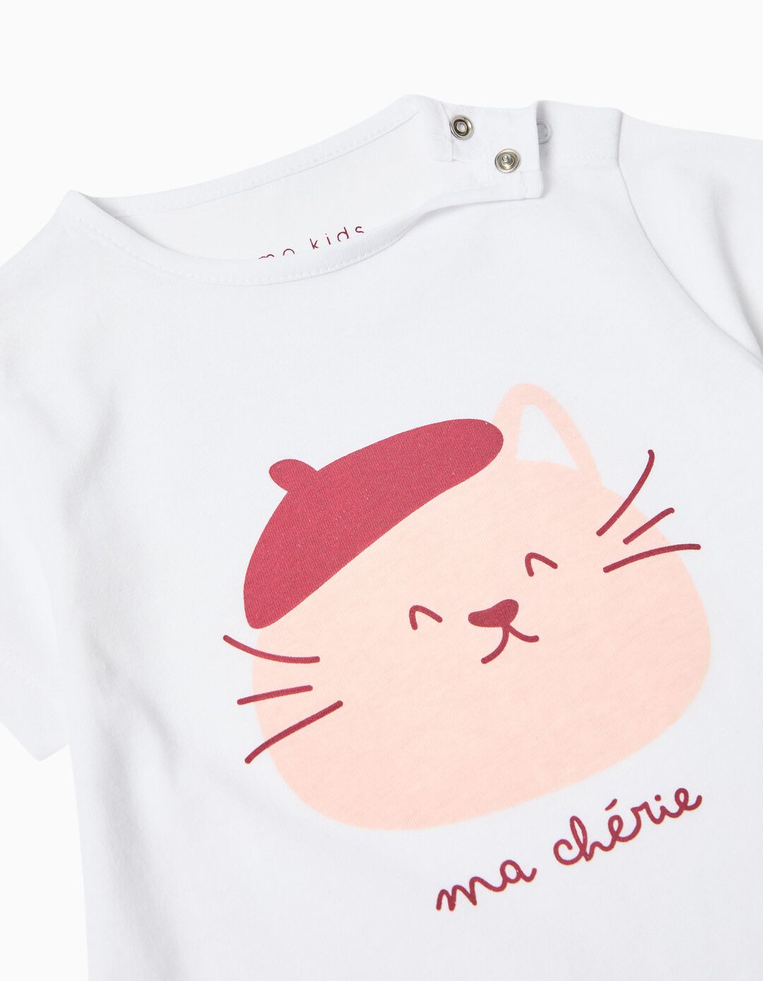 Pijama Jersey, Menina, Branco