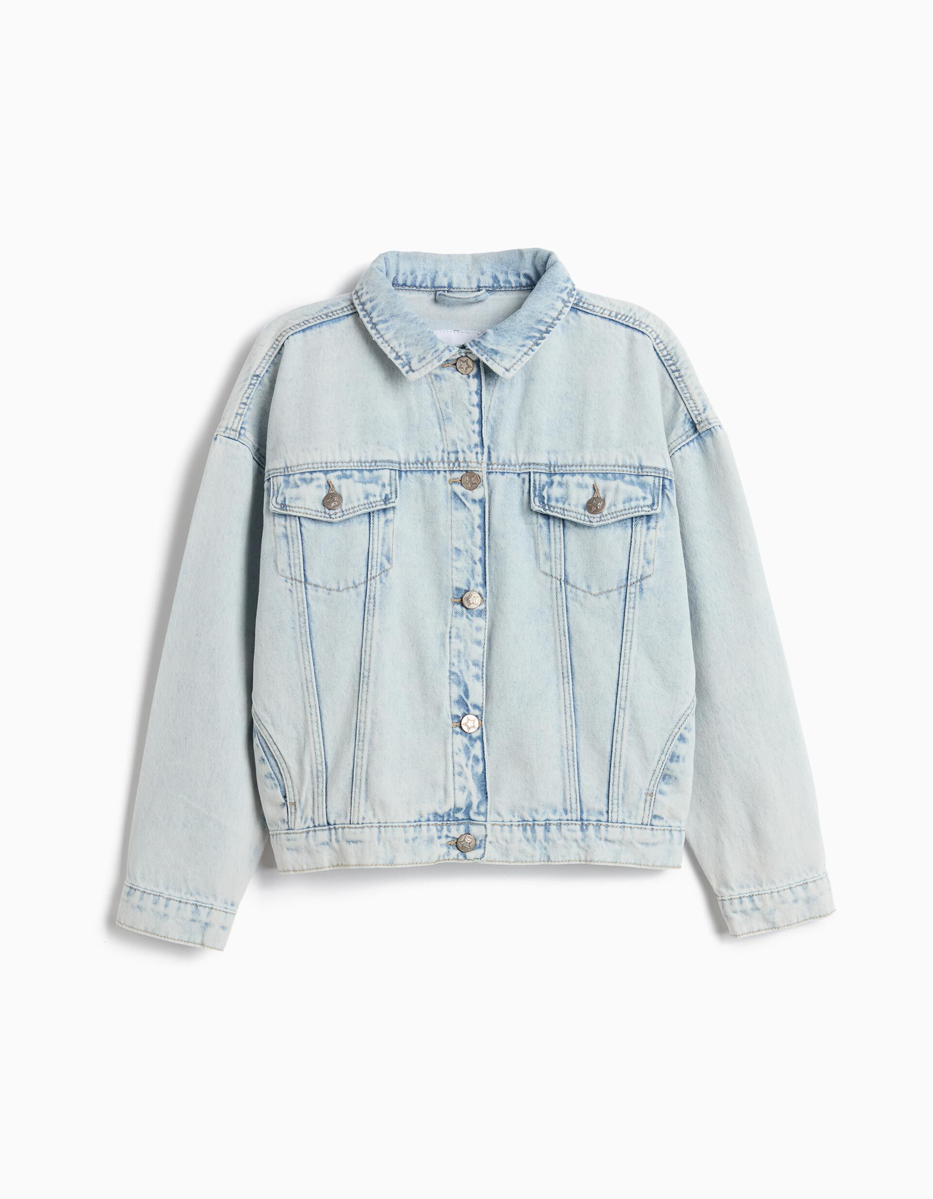Comprar Online Casaco De Ganga, Menina, Azul Claro