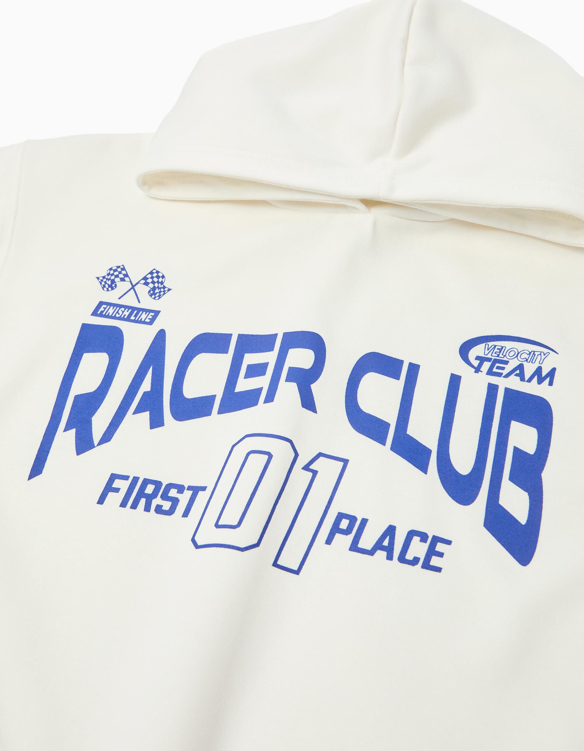 Comprar Online Sweatshirt de Felpa Capuz, Menino, Branco