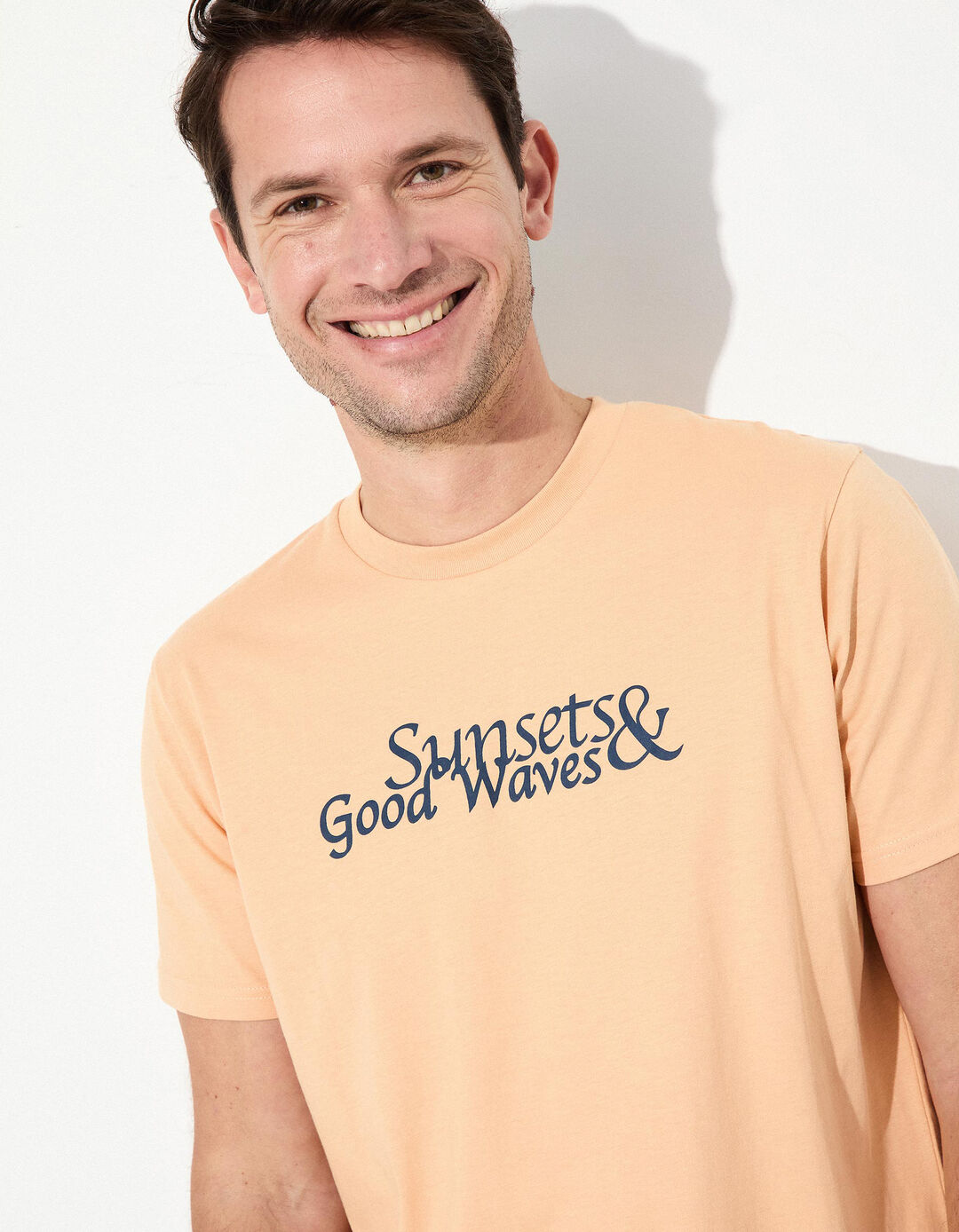 T-shirt Jersey, Homem, Amarelo Escuro
