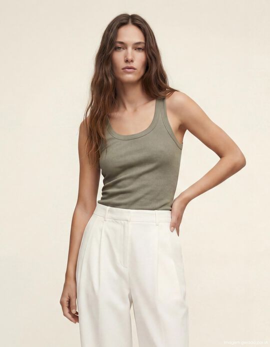Comprar Online Tank Top, Mulher, Verde Claro