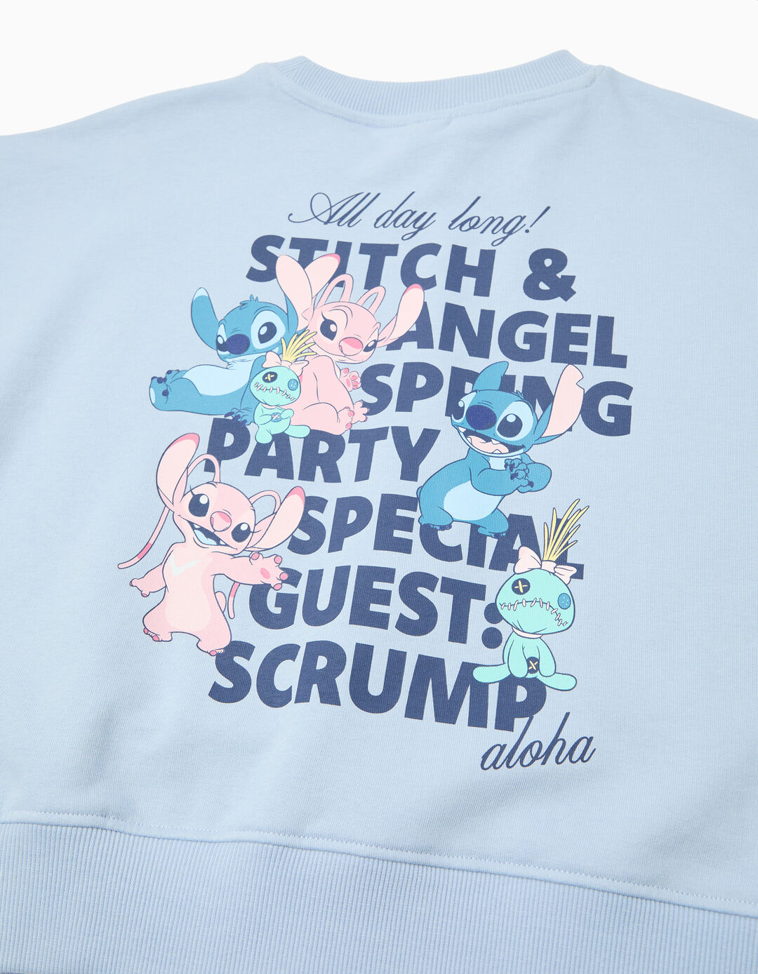 Sweatshirt de Felpa 'Stitch' &copy;Disney, Menina, Azul