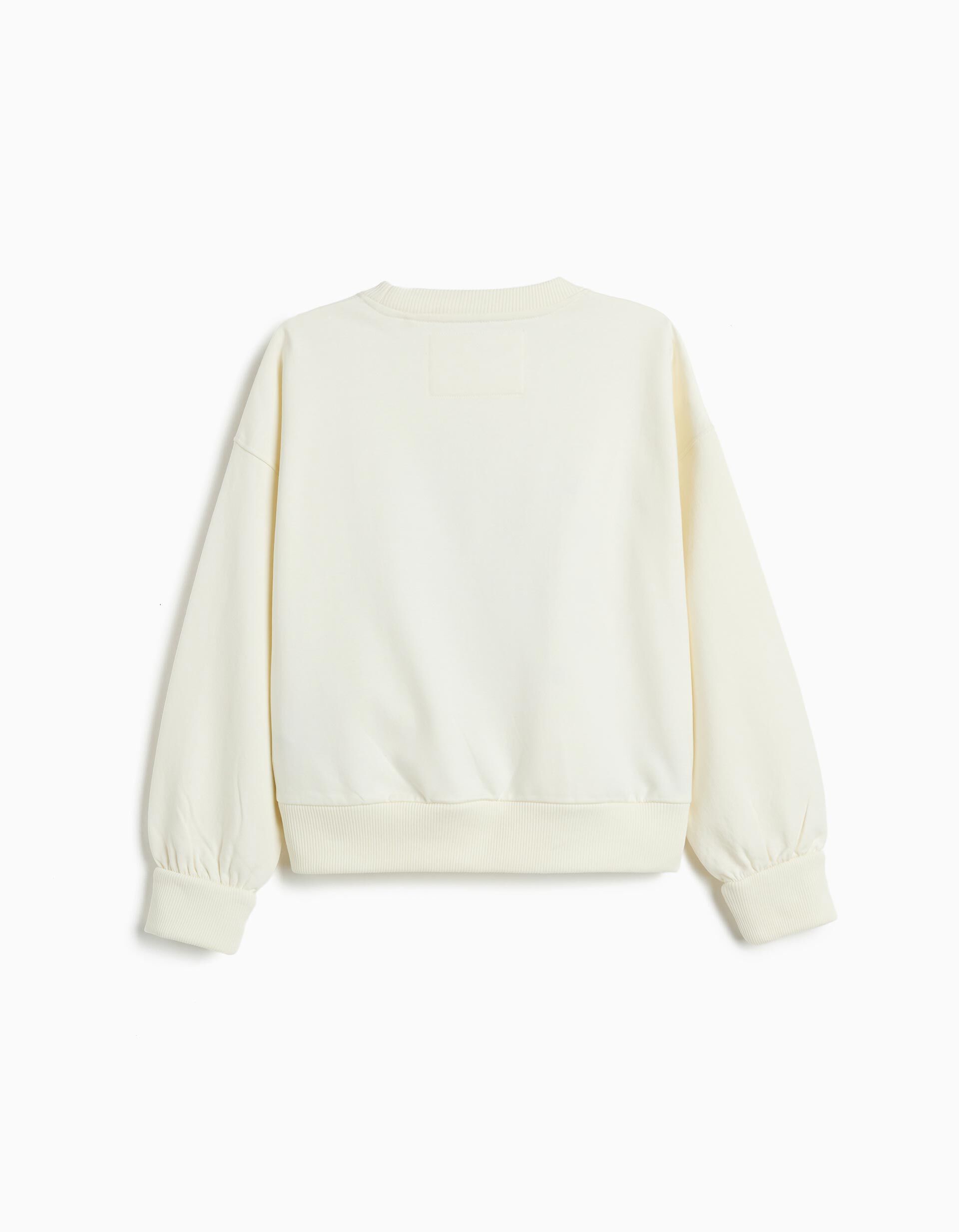 Comprar Online Sweatshirt 'Rolling Stones', Menina, Branco