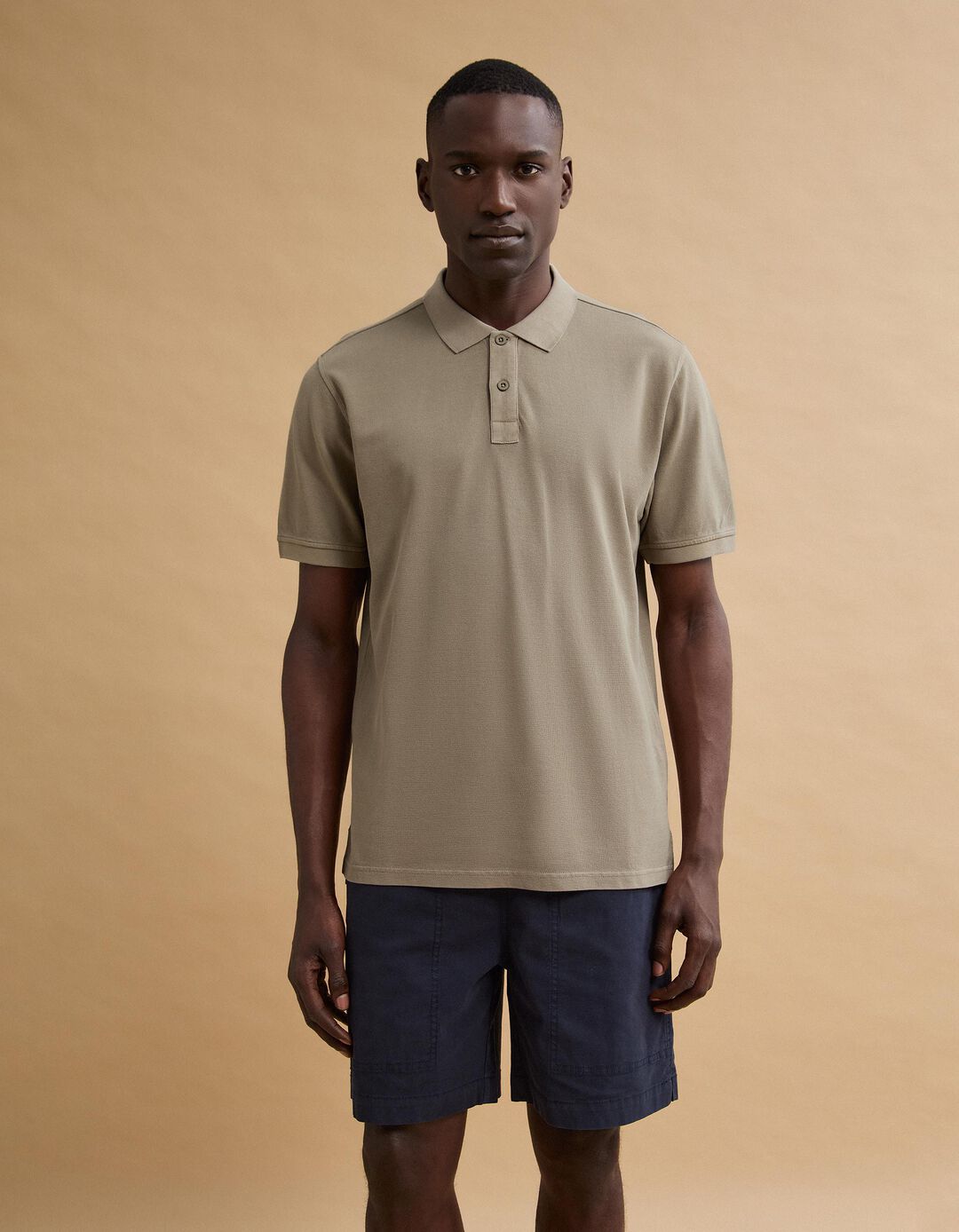 Polo Piquet, Homem, Caqui