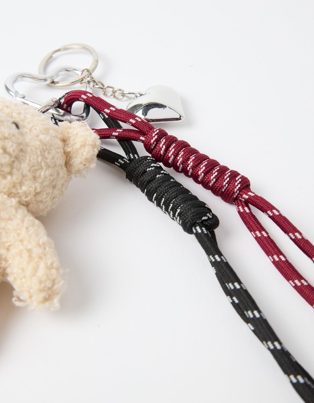 Porta-Chaves Charm Urso, Bege