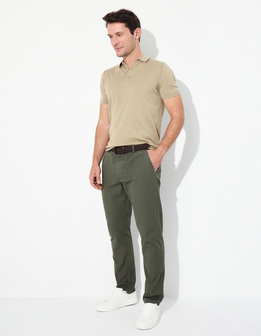 Polo de Malha, Homem, Cinzento
