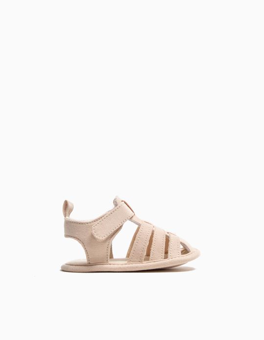 Comprar Online Sandálias Tiras, Recém-Nascido, Bege Claro