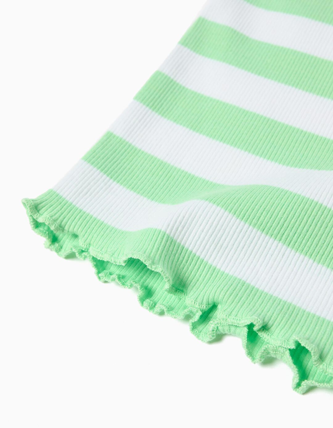 T-shirt sem Mangas, Menina, Verde Claro 