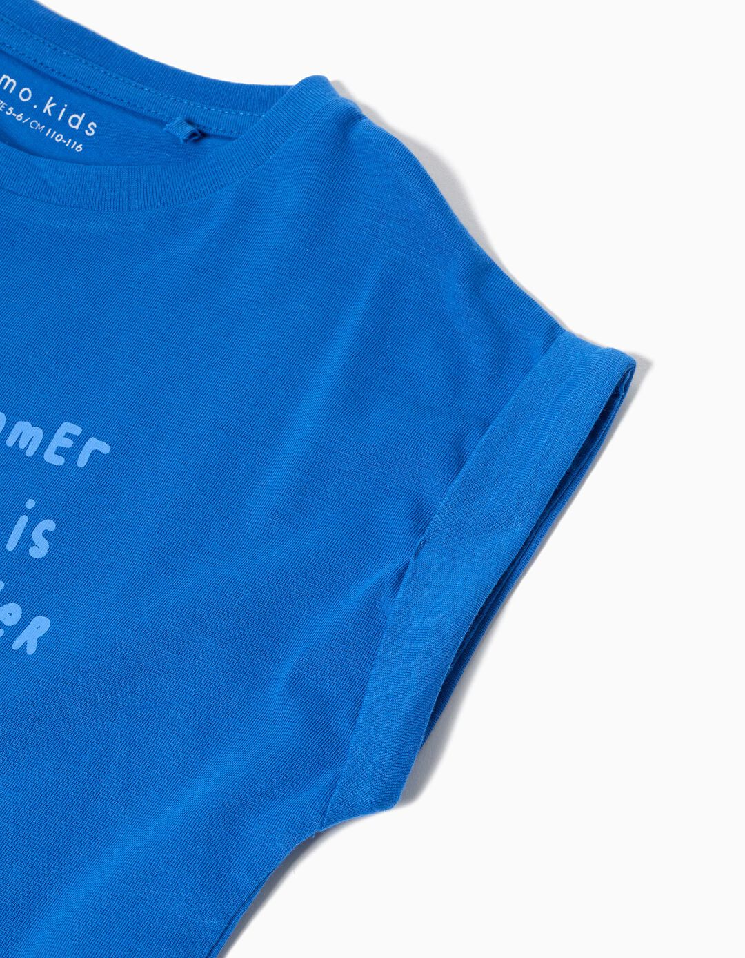 T-shirt, Menina, Azul 