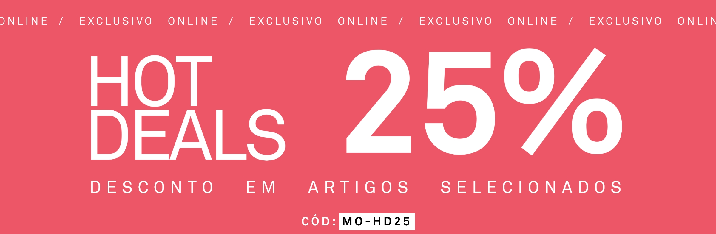 -25% em artigos selecionados