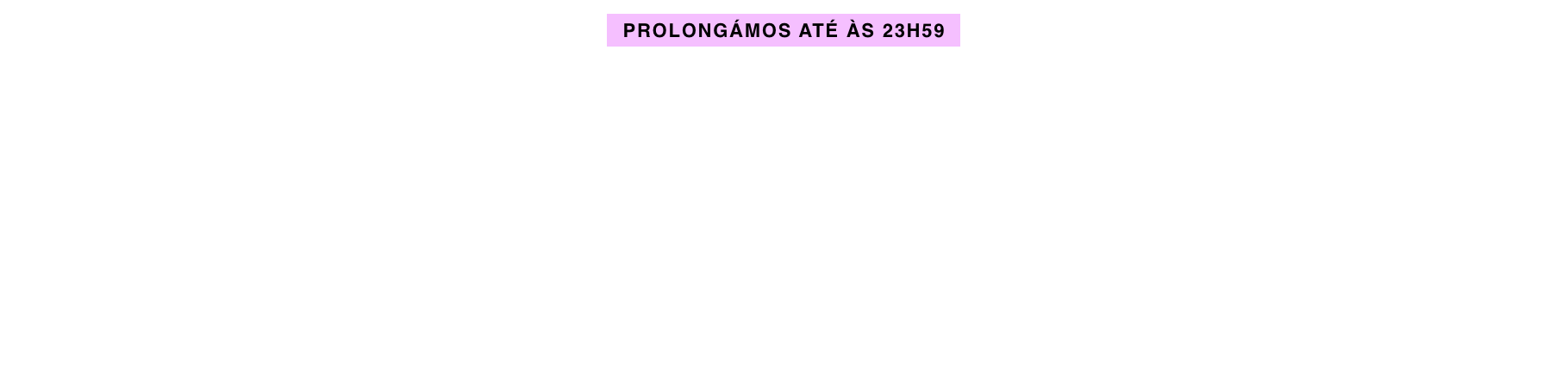 20% Desconto em toda a coleção