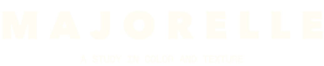 MAJORELLE, A study in color and texture​ - Mulher